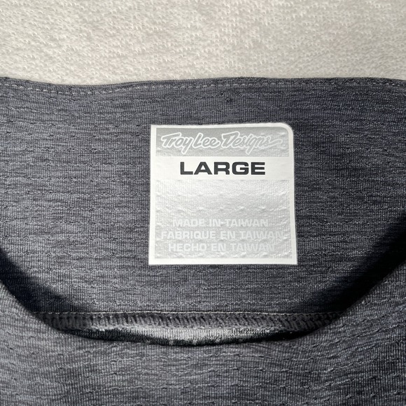 Troy Lee Designs TLD Skyline Air Short Sleeve Jersey Men L Light Moka Shirt-EUC - Picture 2 of 9